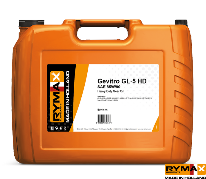 Трансмиссионное масло RYMAX Gevitro GL-5 HD 85W-90 20л 900787 фото